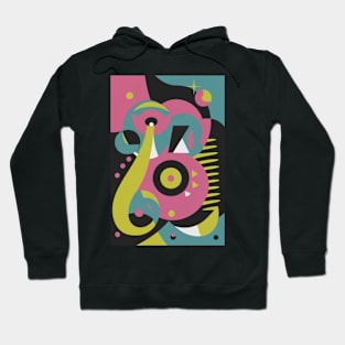 Abstract Geometric Colourful Artwork Design Hoodie